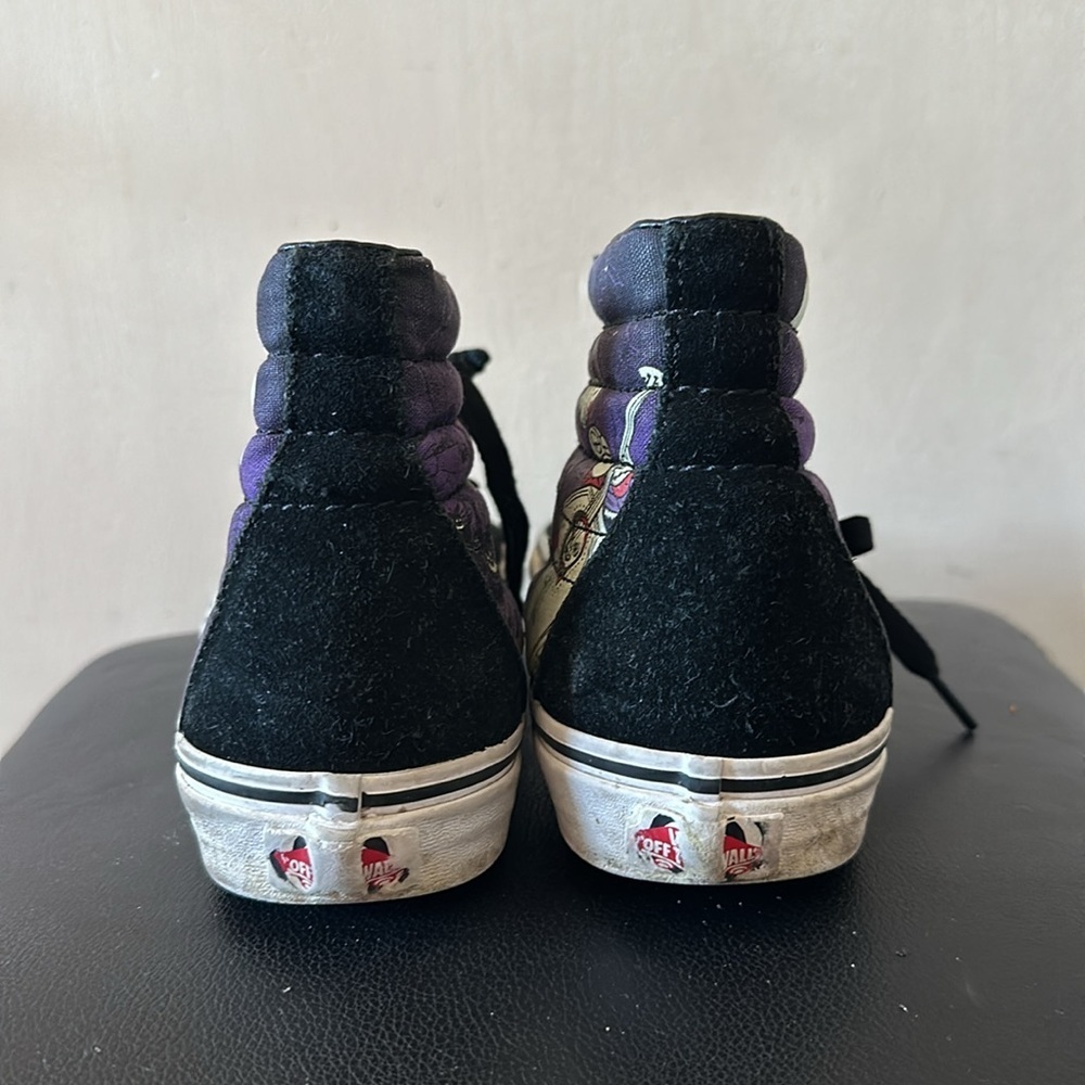Vans Nightmare Before Christmas Sk-8 Hi Black Purple Sneakers Jack Sally Zero - Picture 3 of 13